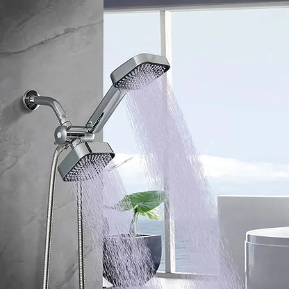 Skorter | 2-in-1 Handheld & Rainfall Shower Head Set with Long Hose and T-valve