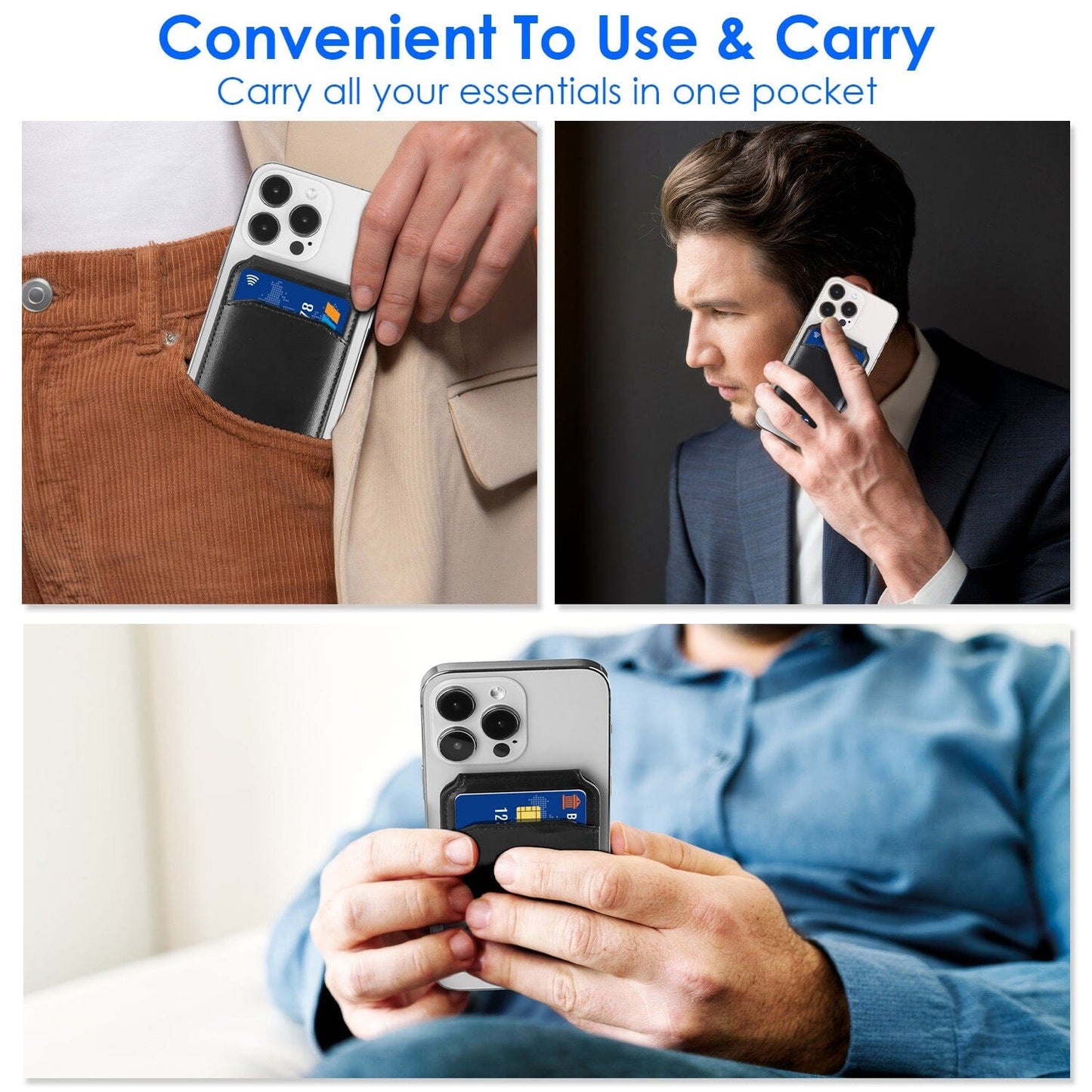 Skorter | 2-in-1 Magnetic Cardholder Phone Stand