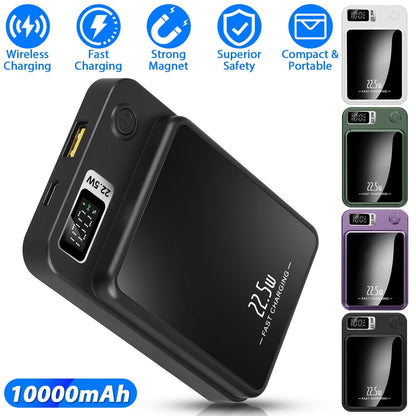 Skorter | 2-in-1 Magnetic Wireless Power Bank 10000mAh PD20W Fast Charger Mag Safe