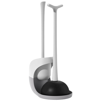 Skorter | 2-in-1 Toilet Plunger and Brush Combination Set with Ventilated Holder