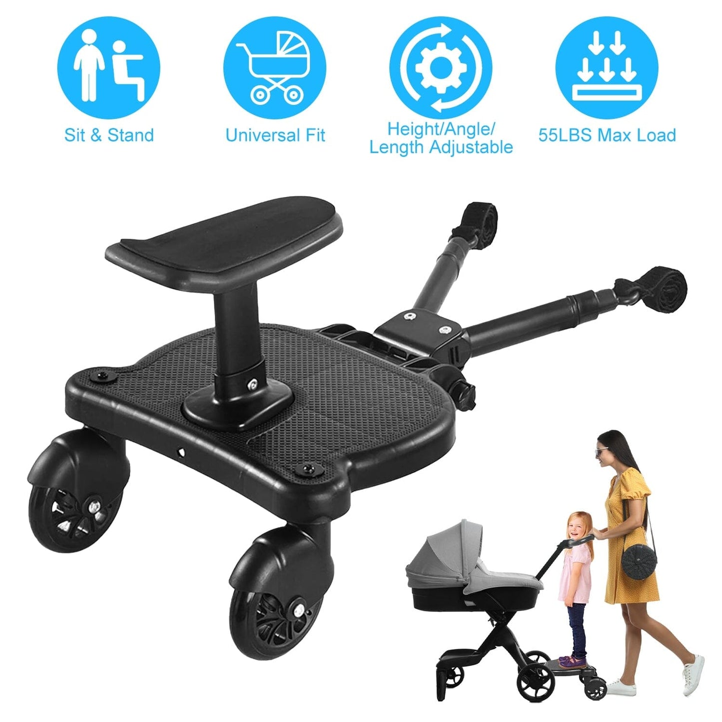 Skorter | 2-in-1 Universal Stroller Tray