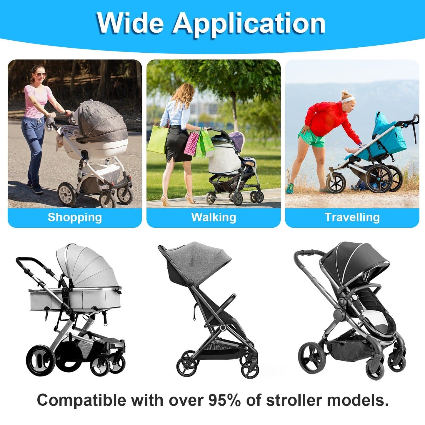 Skorter | 2-in-1 Universal Stroller Tray