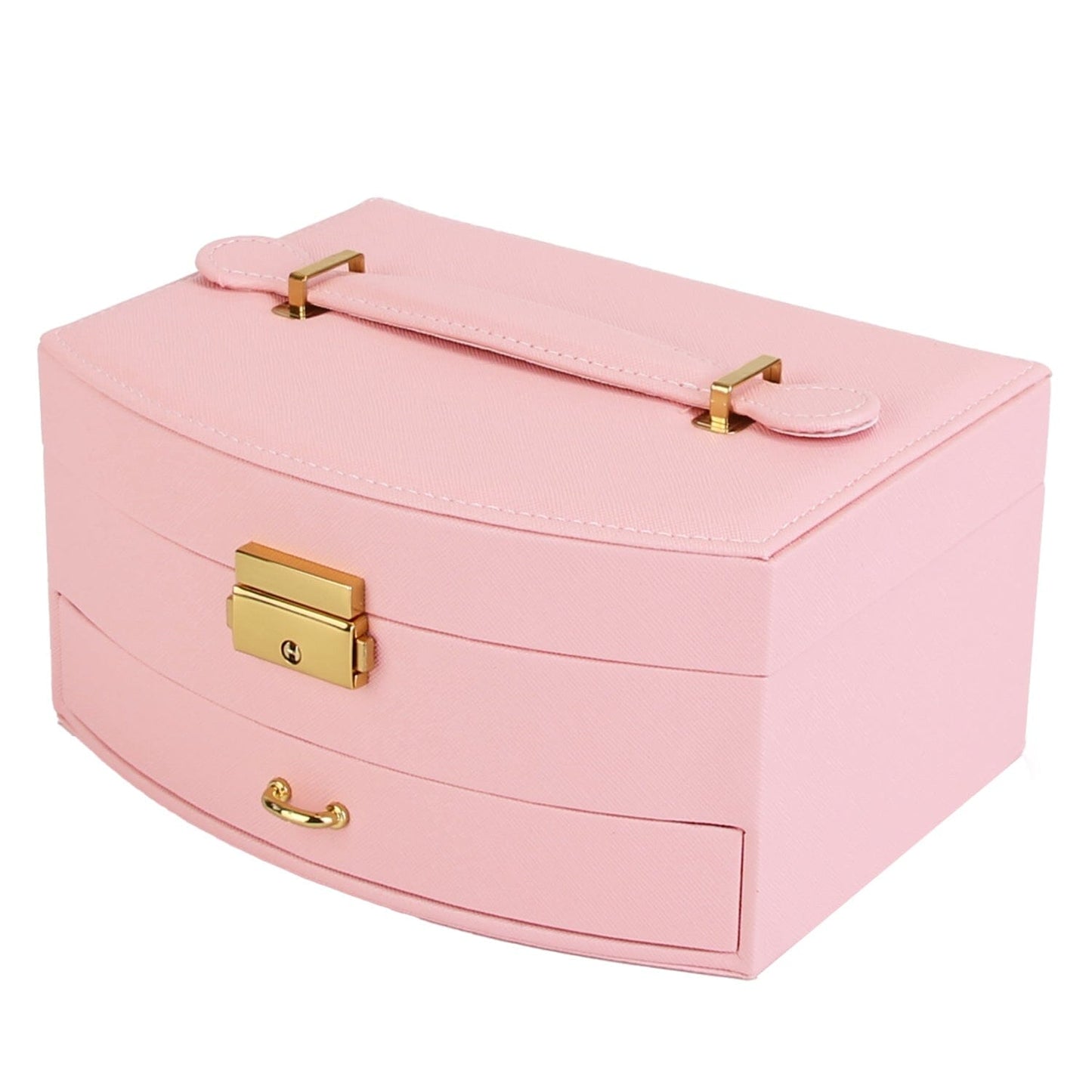 Skorter | 2-layer lockable leather jewelry box