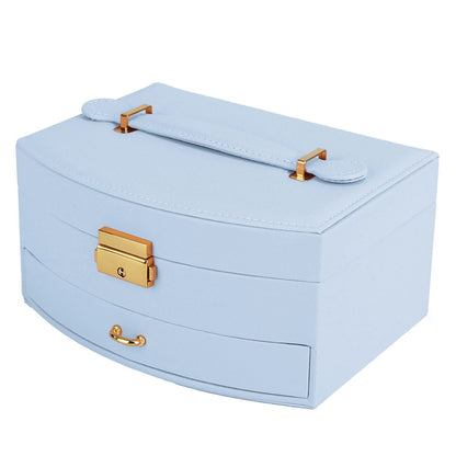 Skorter | 2-layer lockable leather jewelry box