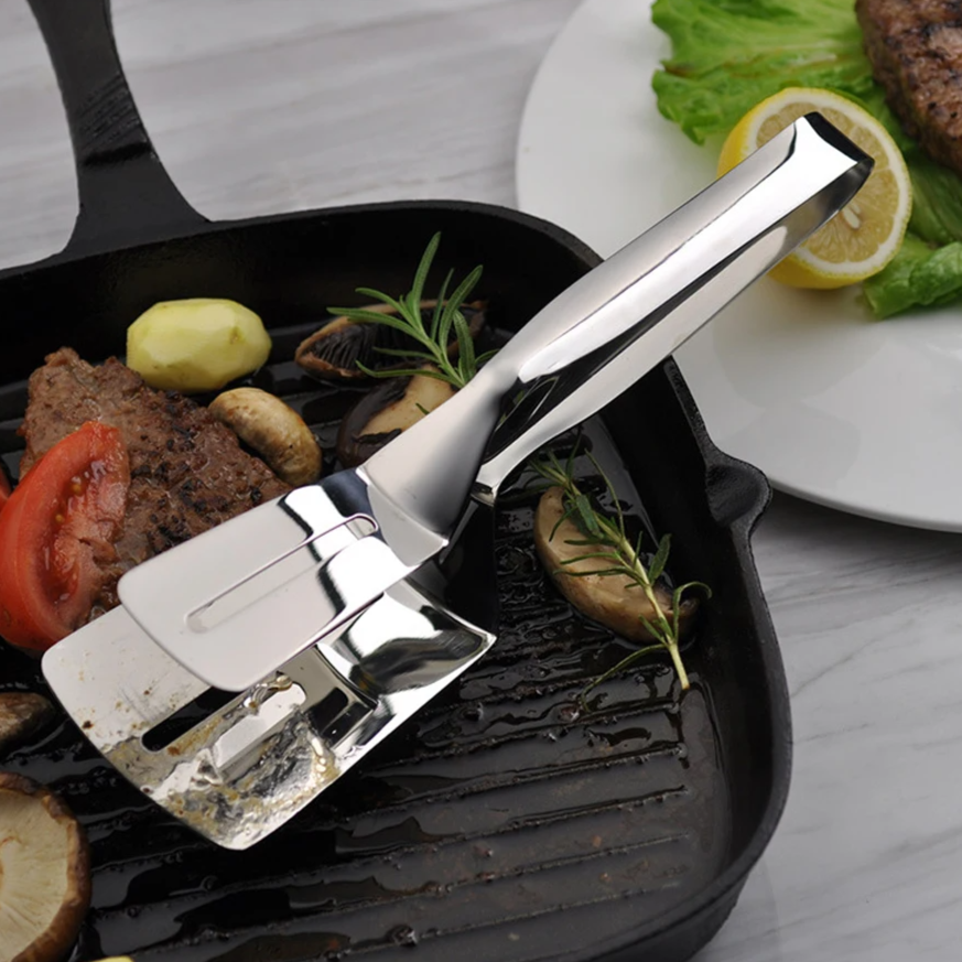 Skorter | FlipGrip – Versatile stainless steel spatula