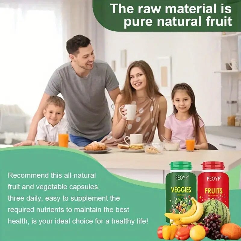 Skorter | 2-Pack: 100% Natural Fruits and Vegetables Supplement