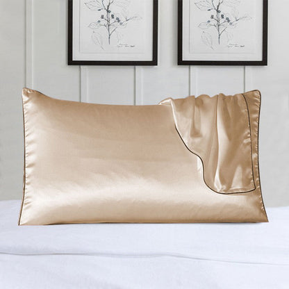 Skorter | 2-Pack 100% Silk Pillowcase with Trim