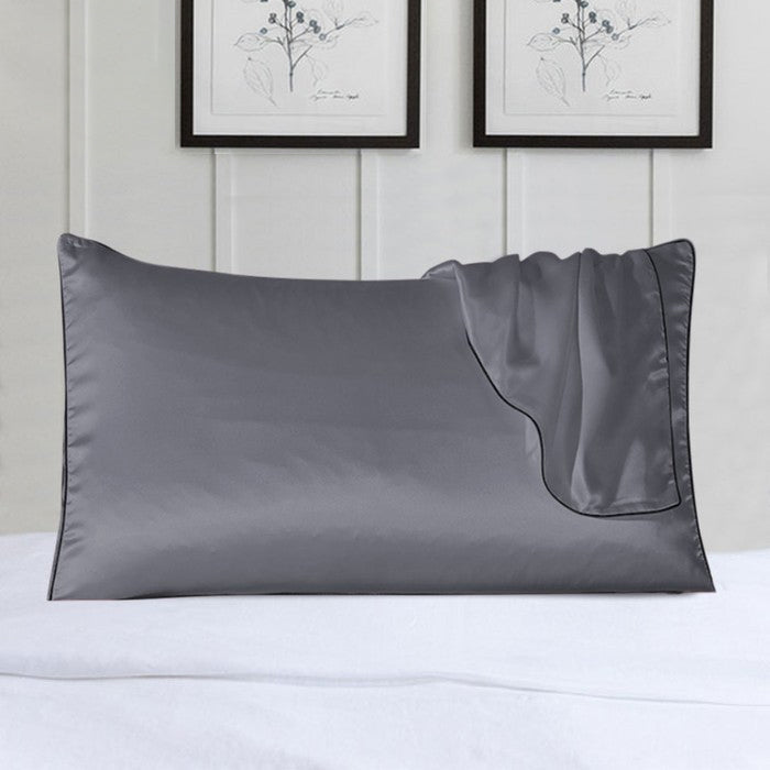 Skorter | 2-Pack 100% Silk Pillowcase with Trim
