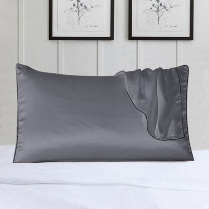 Skorter | 2-Pack 100% Silk Pillowcase with Trim