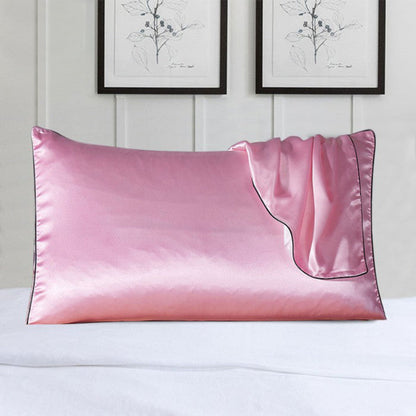 Skorter | 2-Pack 100% Silk Pillowcase with Trim