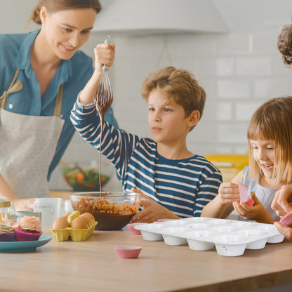 Skorter | 2-Pack: 12 Cup Silicone Muffins Nonstick Molds