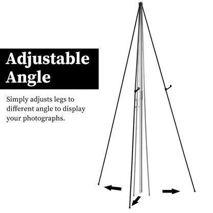 Skorter | 2-Pack: 61" Foldable A-Frame Stand Iron Alloy Drawing Stand