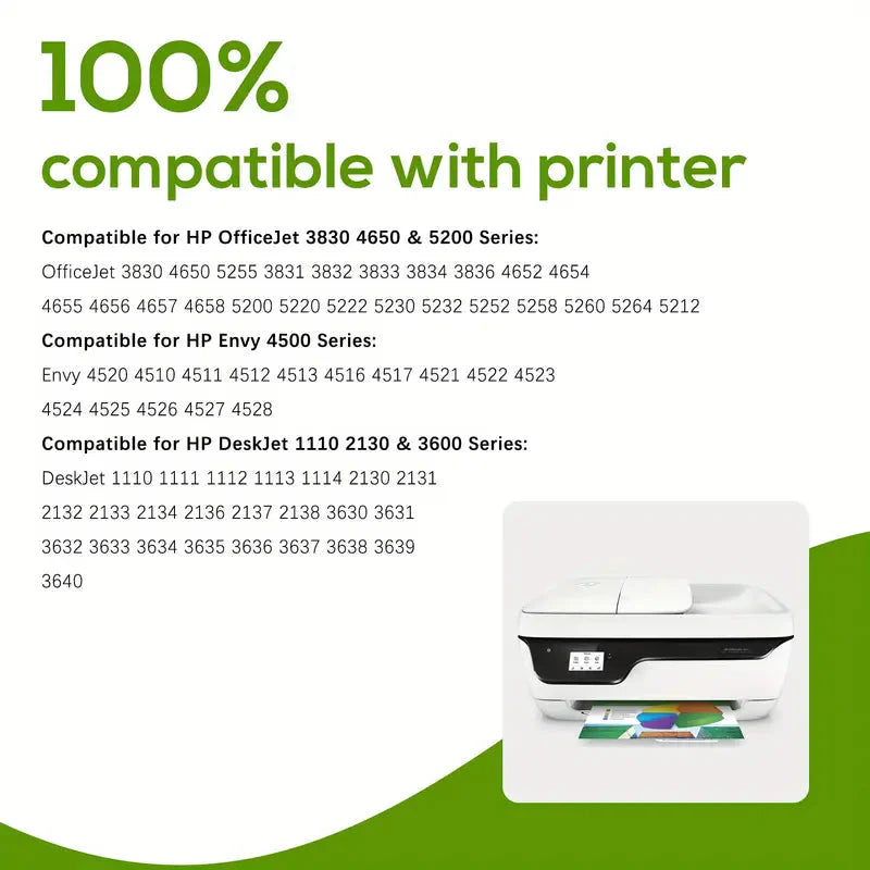 Skorter | 2-Pack: 63XL Ink Cartridges Black & Tricolor Replacement for HP 63 Ink