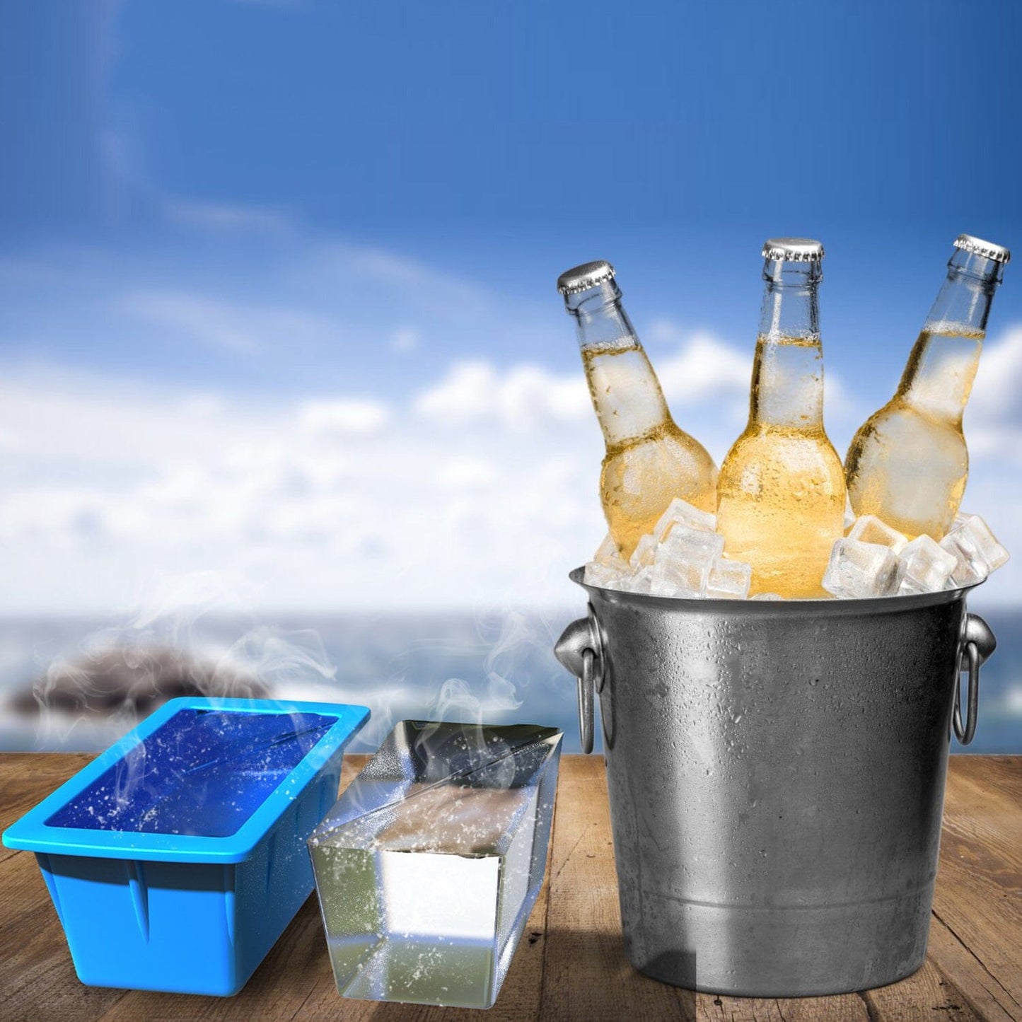 Skorter | 2-Pack: 6.6 lbs. Silicone-free Freezer Box Ice Blocks