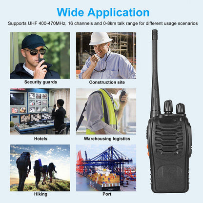 Skorter | 2-Pack: Baofeng BF-888S Walkie Talkies Two Way Radio