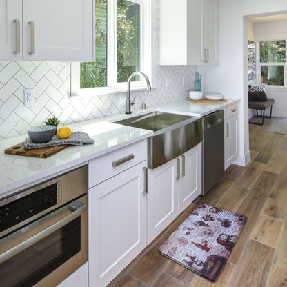 Skorter | 2-Pack: Bibb Home Anti Fatigue Foam Kitchen Rugs