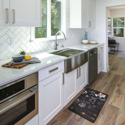 Skorter | 2-Pack: Bibb Home Anti Fatigue Foam Kitchen Rugs