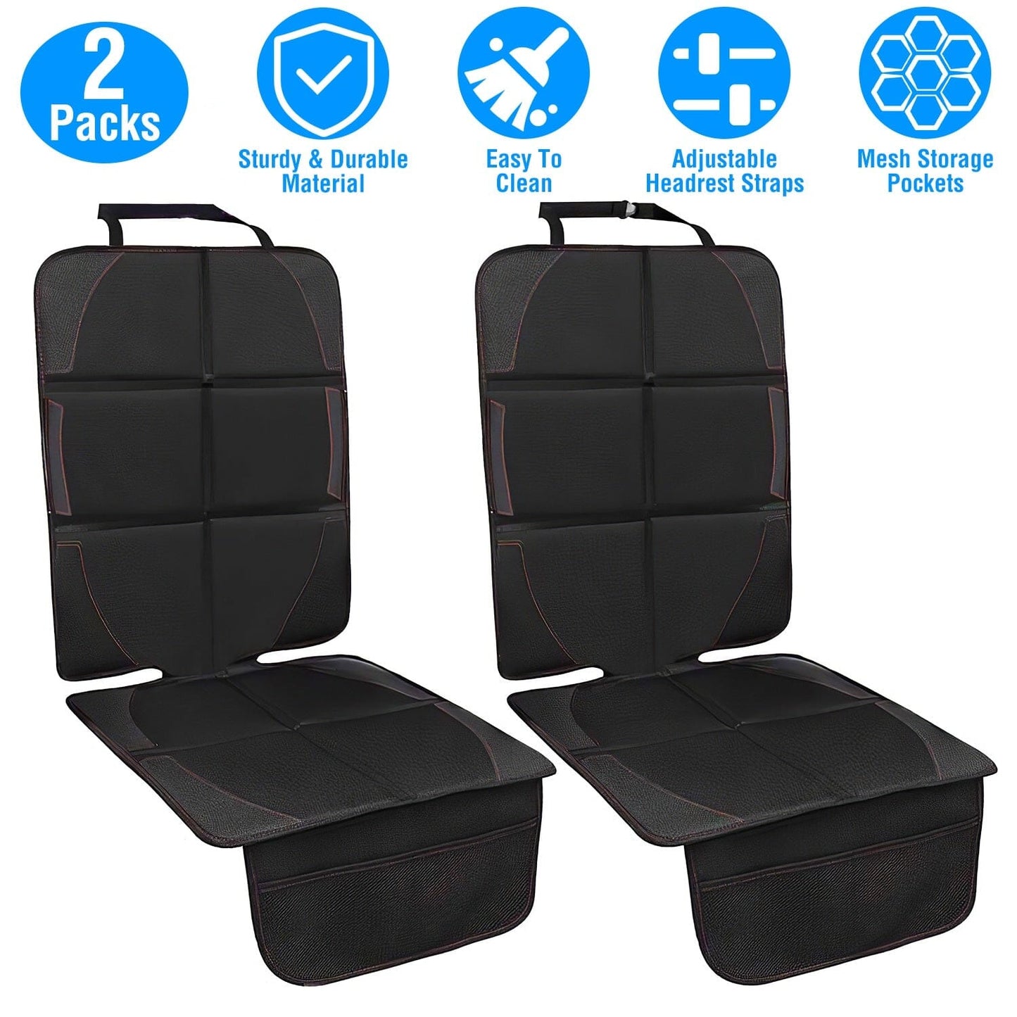 Skorter | 2-Pack: Car Seat Protector Cushion Mat Pad