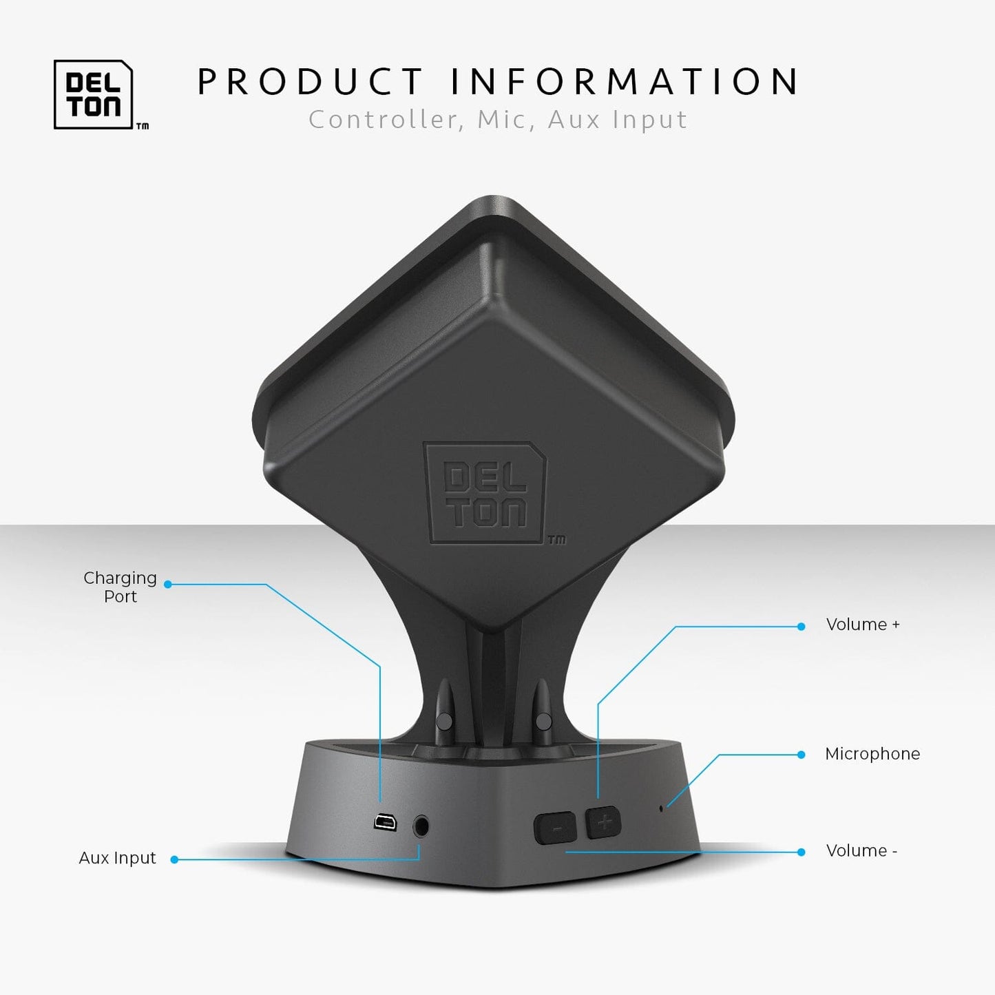 Skorter | 2-Pack: Delton True Wireless Speaker Portable Bluetooth Speaker with Microphone