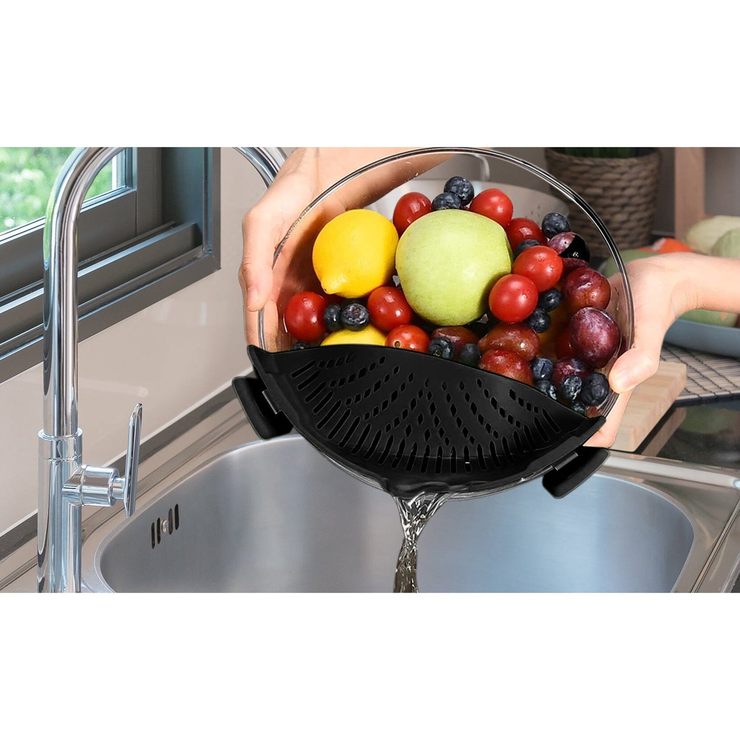 Skorter | 2-Pack: Easy Snap On Heat Resistant Silicone Kitchen Helper Device