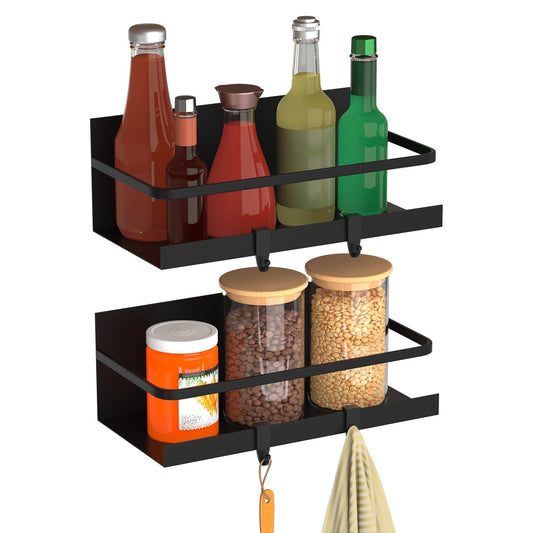 Skorter | 2-Pack: Magnetic Spice Holder Rack Organizer