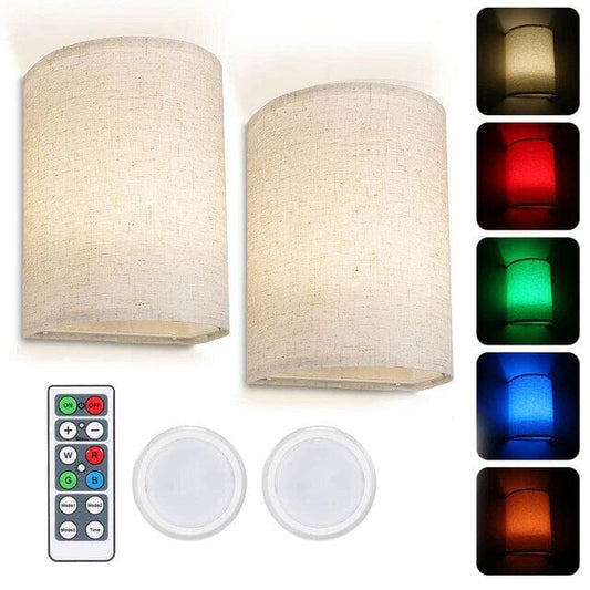 Skorter | 2-Pack: Magnetic Wireless Wall Lamp Lighting