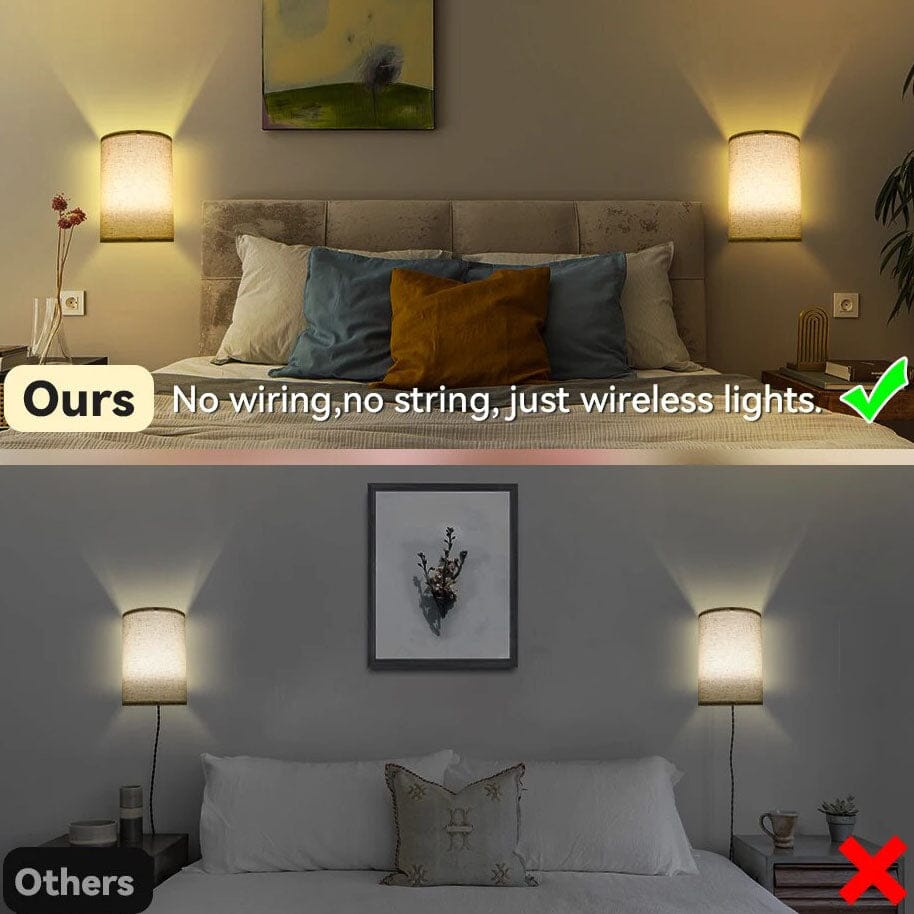 Skorter | 2-Pack: Magnetic Wireless Wall Lamp Lighting
