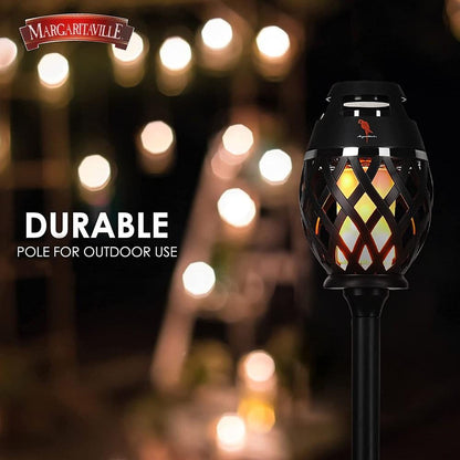 Skorter | 2-Pack: Margaritaville Bluetooth LED Flame Tiki-Torch Speaker