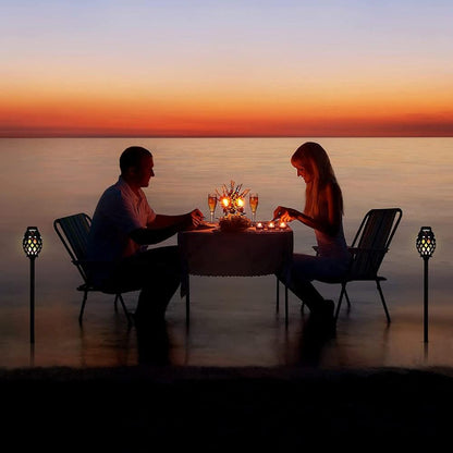 Skorter | 2-Pack: Margaritaville Bluetooth LED Flame Tiki-Torch Speaker