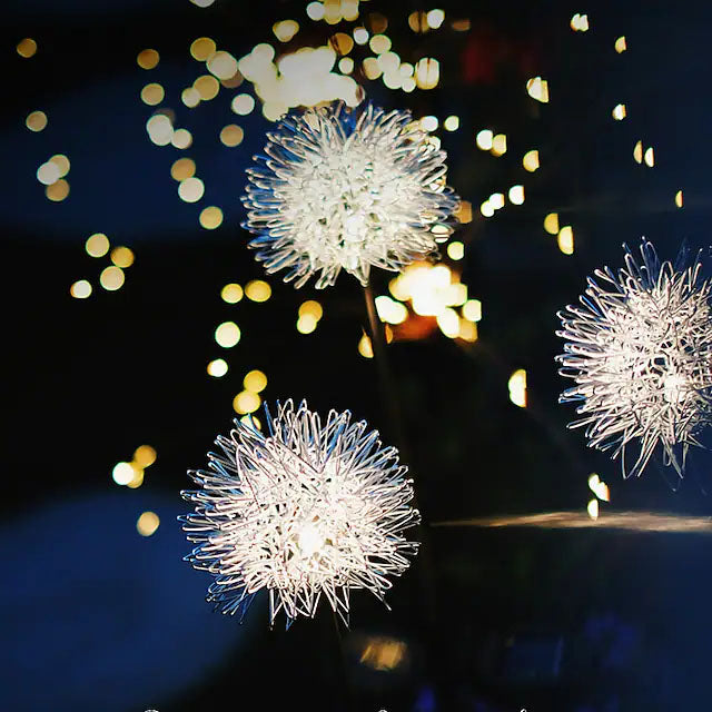 Skorter | 2-Pack: Outdoor Solar Dandelion Garden Lights