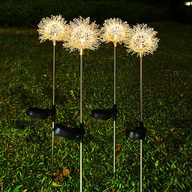 Skorter | 2-Pack: Outdoor Solar Dandelion Garden Lights