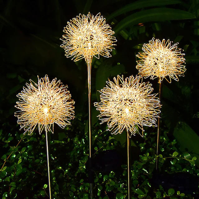 Skorter | 2-Pack: Outdoor Solar Dandelion Garden Lights