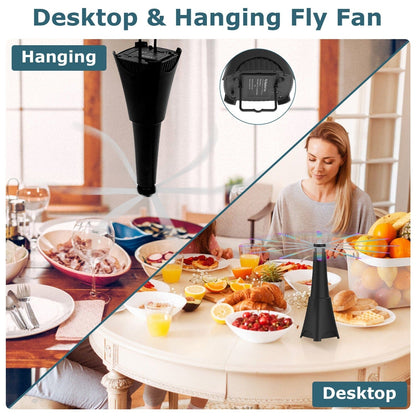 Skorter | 2-pack: Carrying fan with reflective fly repellent, rechargeable battery operated