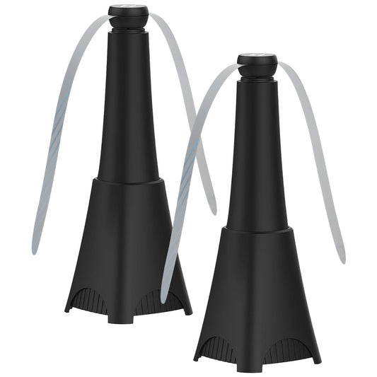 Skorter | 2-pack: Carrying fan with reflective fly repellent, rechargeable battery operated