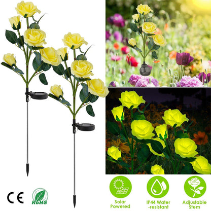 Skorter | 2-Pack: Battery-Operated Pink Flower LED Decorative Lamp