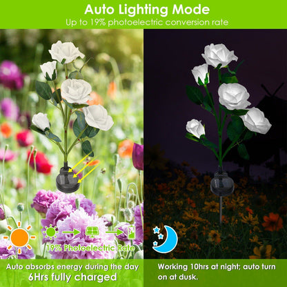 Skorter | 2-Pack: Battery-Operated Pink Flower LED Decorative Lamp