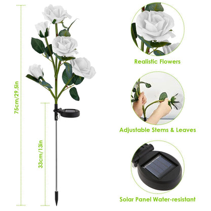 Skorter | 2-Pack: Battery-Operated Pink Flower LED Decorative Lamp