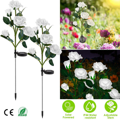 Skorter | 2-Pack: Battery-Operated Pink Flower LED Decorative Lamp