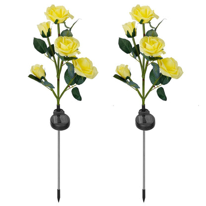 Skorter | 2-Pack: Battery-Operated Pink Flower LED Decorative Lamp