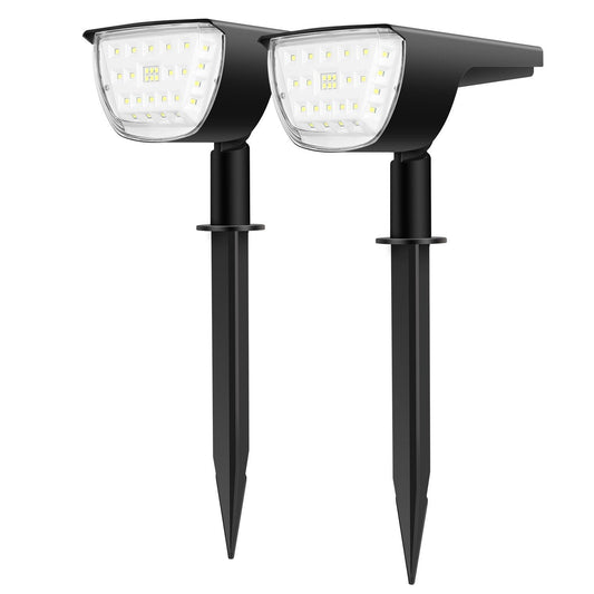 Skorter | 2-Pack: Solarek 32 LED solar landscape spotlights