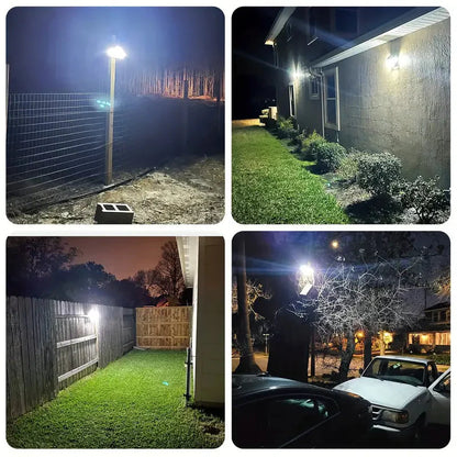 Skorter | 2-Pack: Super Bright Solar Motion Sensor Outdoor Lights with Remote Control