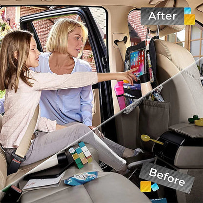 Skorter | 2-piece: Trunk back seat organizer storage bag