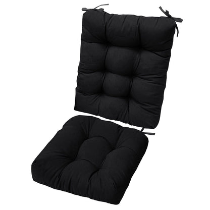 Skorter | 2-piece set: Rocking chair cushion with smoke-free straps Polyester fiber filling