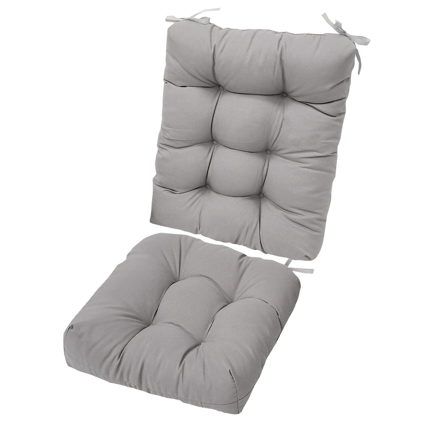 Skorter | 2-piece set: Rocking chair cushion with smoke-free straps Polyester fiber filling