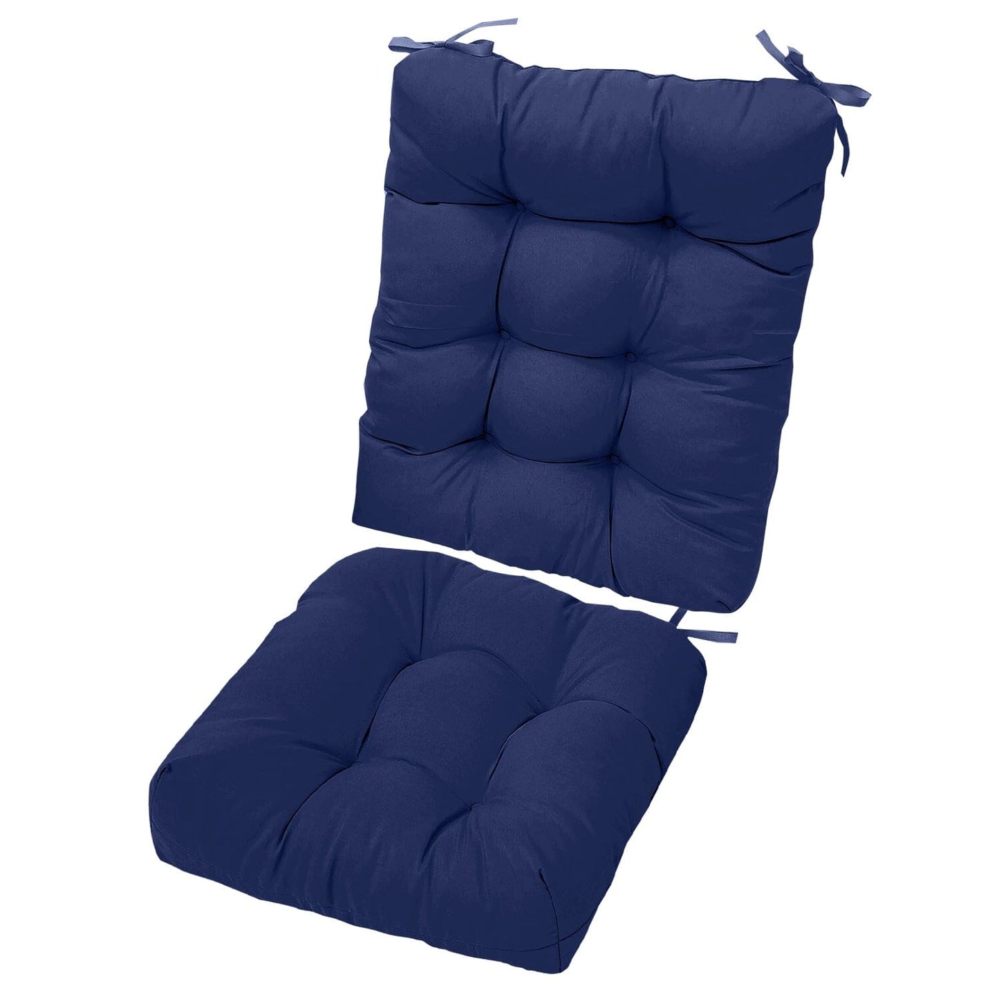 Skorter | 2-piece set: Rocking chair cushion with smoke-free straps Polyester fiber filling