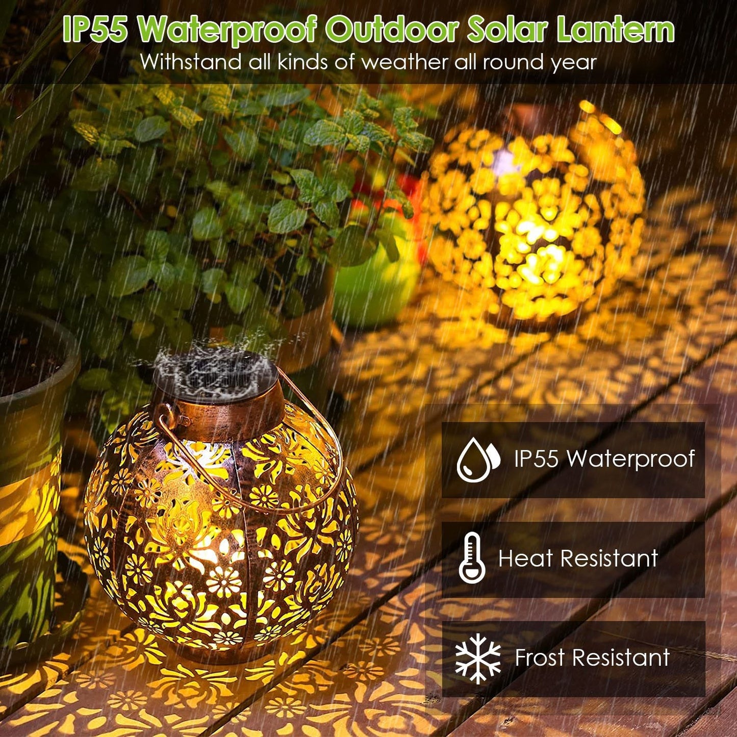 Skorter | 2-part: Solar-powered Hanging Light
