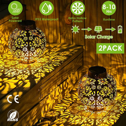 Skorter | 2-part: Solar-powered Hanging Light