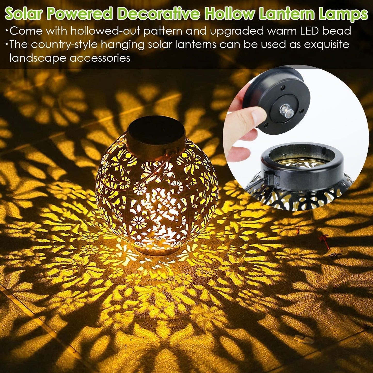 Skorter | 2-part: Solar-powered Hanging Light