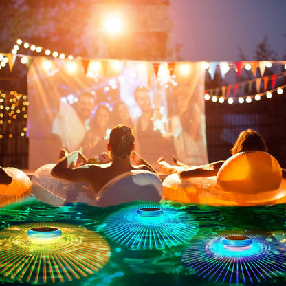 Skorter | 2-piece: Solar-powered LED pool light Gradient Multicolor Change