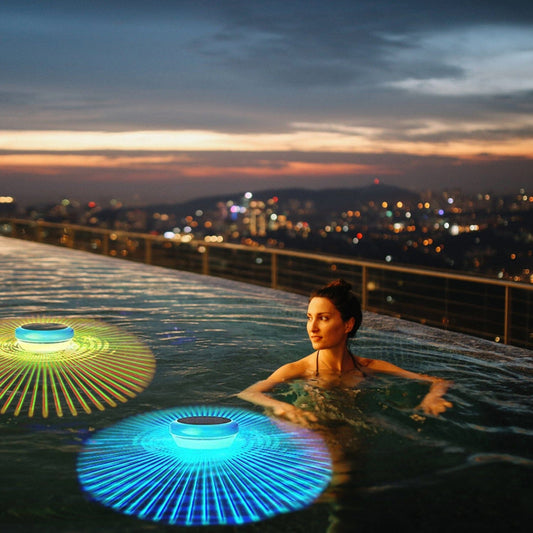 Skorter | 2-piece: Solar-powered LED pool light Gradient Multicolor Change